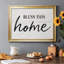 «Bless This Home», toile encadrée de qualité supérieure - prête à être accrochée-340166081-340166082
