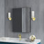 Applique murale de salle de bain 1 lumière à intensité variable Ainikki-212460238