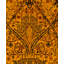 Tapis de couloir jaune en laine noué à la main Caylor 2 pi 0 po x 6 pi 8 po Caylor