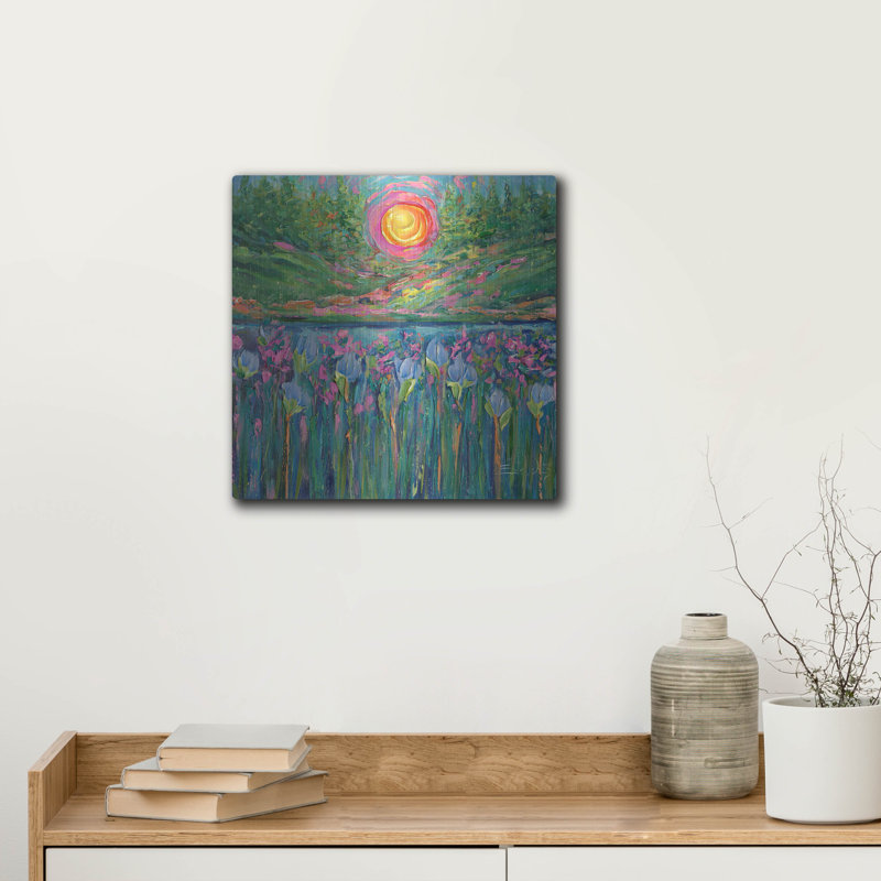 «Sunny Day» par Estelle Grengs, H 12 po x l 12 po