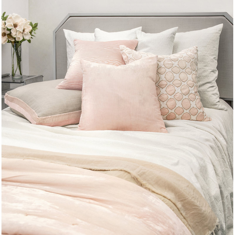 Dip Dye Hand Woven Throw Blanket, Blossom, 50" W x 70" L