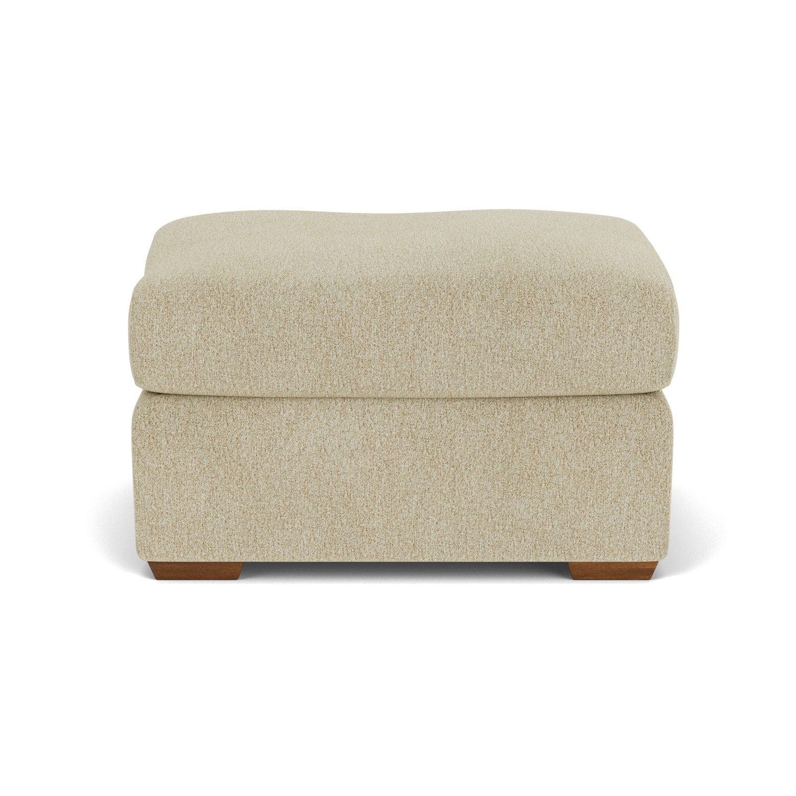 Upholstered Ottoman, Antique Polypropylene/Olefin