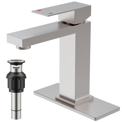 Bathroom Faucet with Drain Assembly