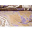 Tapis unique brun / mauve / beige noué à la main 5 pi 1 po x 8 pi 3 po New Age