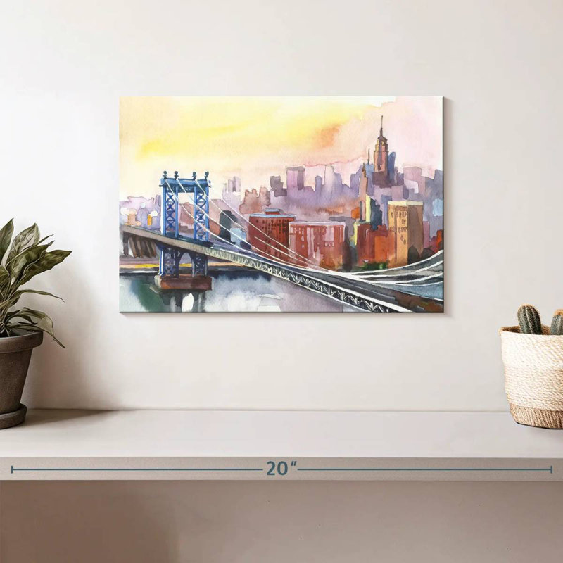 Lilie New York Bridge, H 8 po x l 12 po