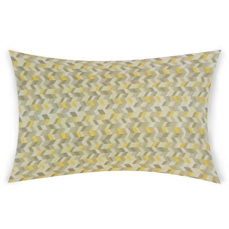 Hezekiah Geometric Reversible Throw Pillow