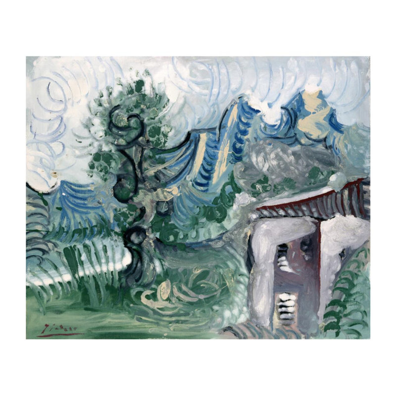 «Landscape» par Pablo Picasso - Estampe numérique, H 22 po x l 28 po