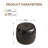 11.8In Small Tufted Round Upholstered Ottoman-117466296