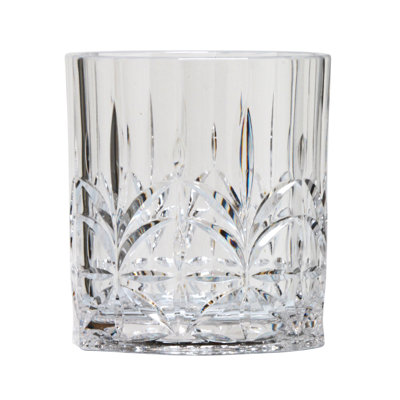 Banda 14 oz. Acrylic Whiskey Glass Set