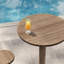 Table de bar d'intérieur / d'extérieur en bois 31 po Neo-1844582563