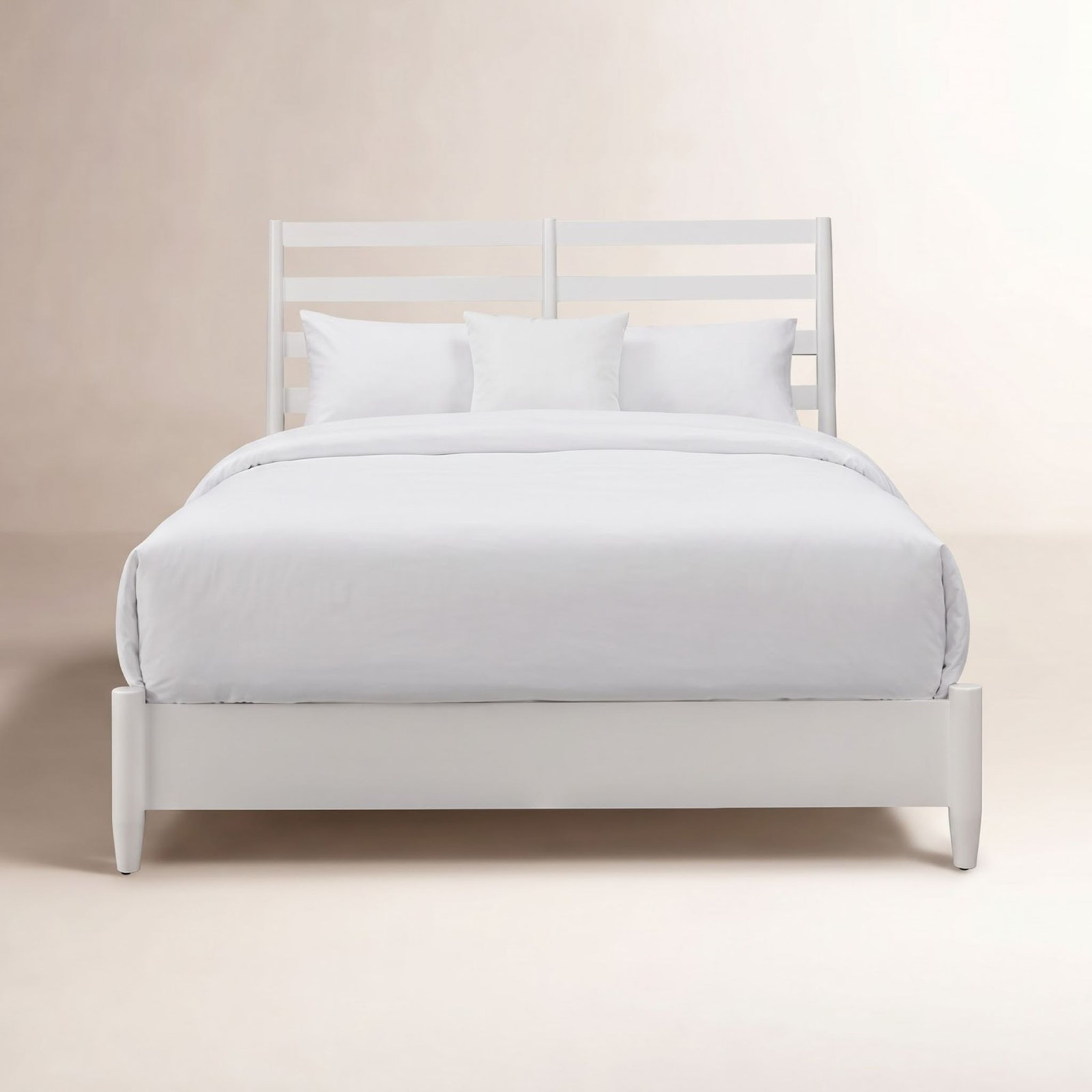Williams Slatted Bed, Full, White