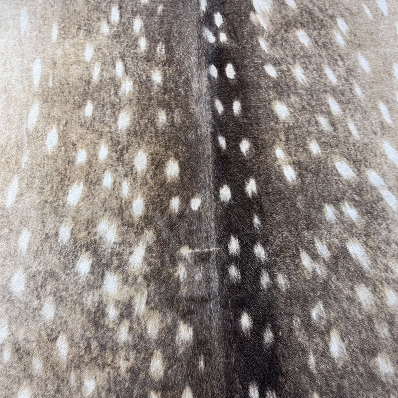 Chital Deer Printed Cowhide Rug