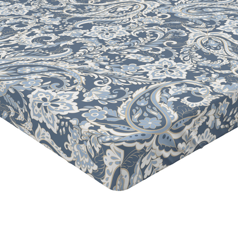 Ensemble de 2 drap-housse à motif cachemire Ambesonne, Twin Fitted Sheet