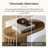 Narrow Fluted C-shaped End Table