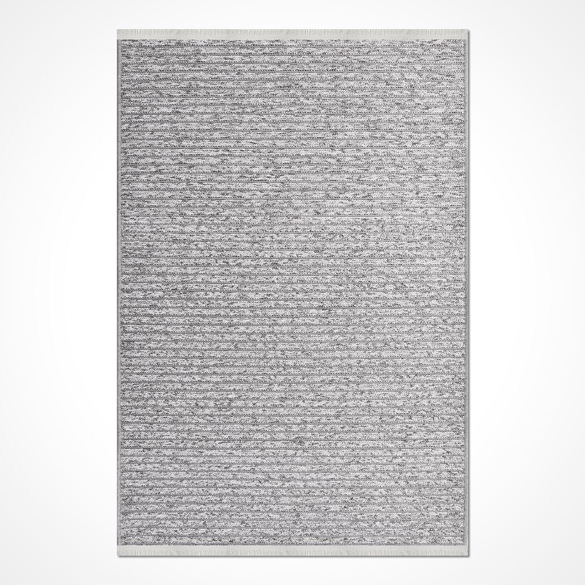Hokku Designs Modern Gray Machine Washable Non-Slip Area Rug | Wayfair