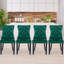 Chaises de salle à manger, chaise de salle à manger rembourrée haut de gamme avec anneau clouté-511006614-511006596-531111163