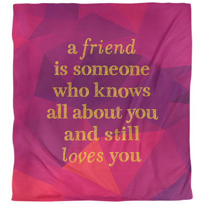 Housse de couette Love and Friendship Quote