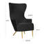 Fauteuil à oreilles Julia-2101619128