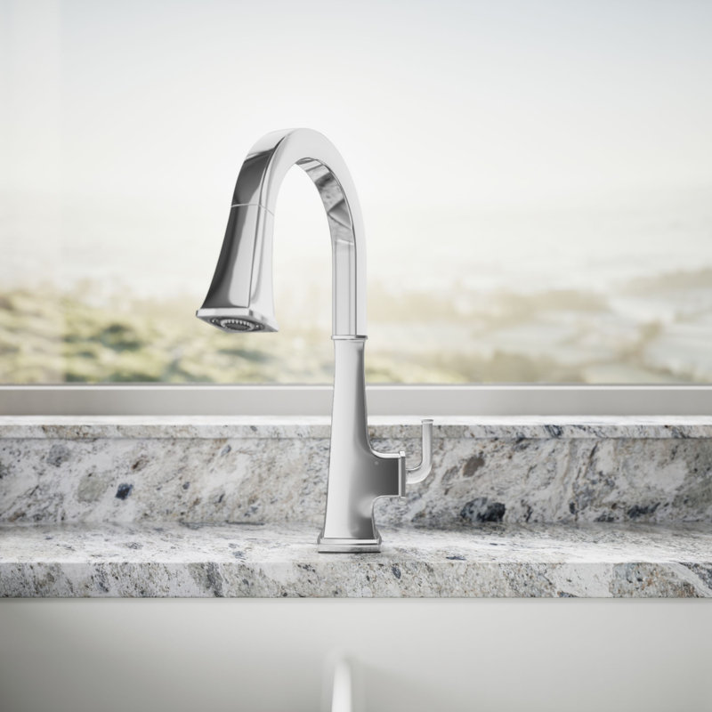 Riff Touchless Pull-Down Kitchen Sink Faucet, Polished Chrome