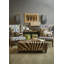 44" Genuine Hide Ottoman