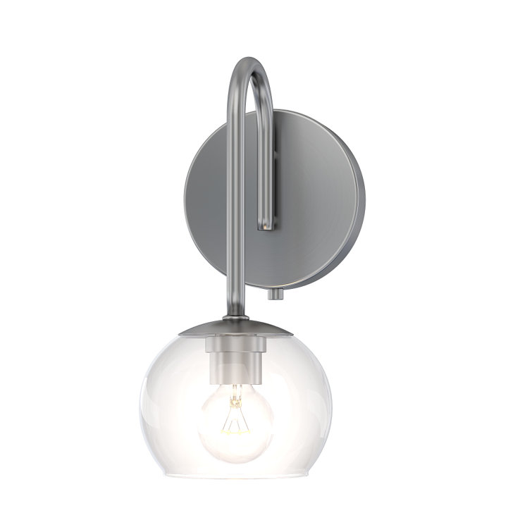 Belford Plug & Play 1-Light Wall Sconce in Transitional and Modern Style-11 Inches Tall and 5 Inches Wide