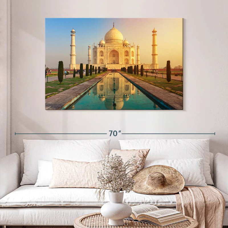 Adella Taj Mahal Reflection, 32" H x 48" W
