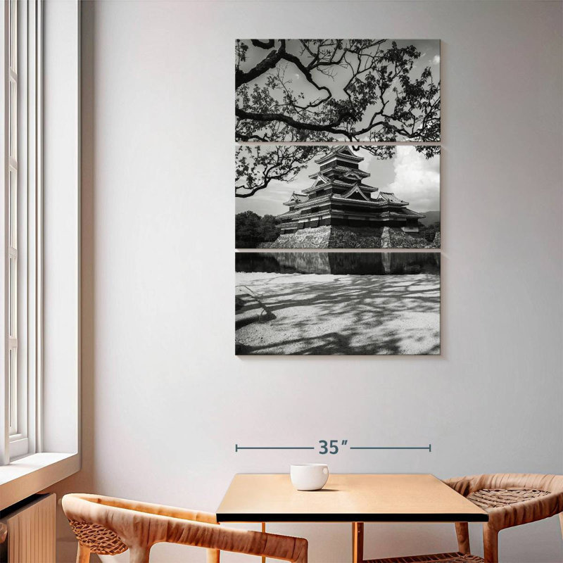 Masam Matsumoto Castle, 65" H x 42" W