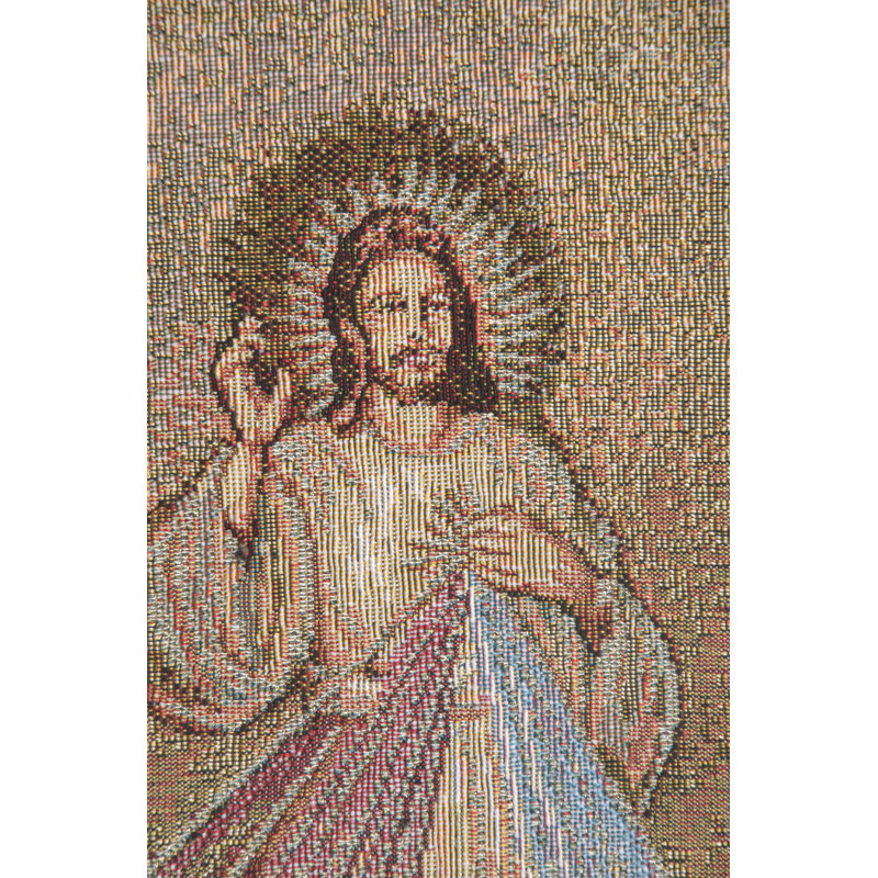 Loom Woven Cotton Blend Wall Hanging, 16" H x 10" W