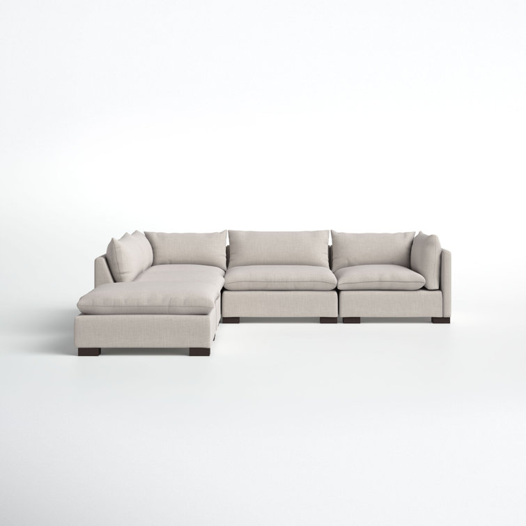 Zuri 5 - Piece Modular Upholstered L-Sectional