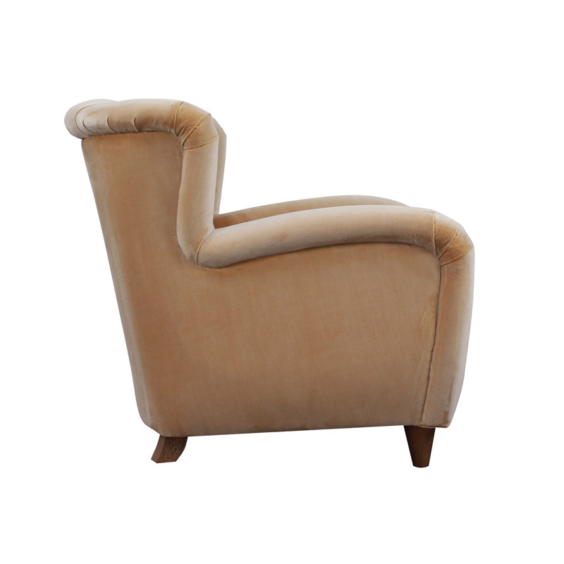 Stout Chair by River and Bord, Avon Camel Velvet