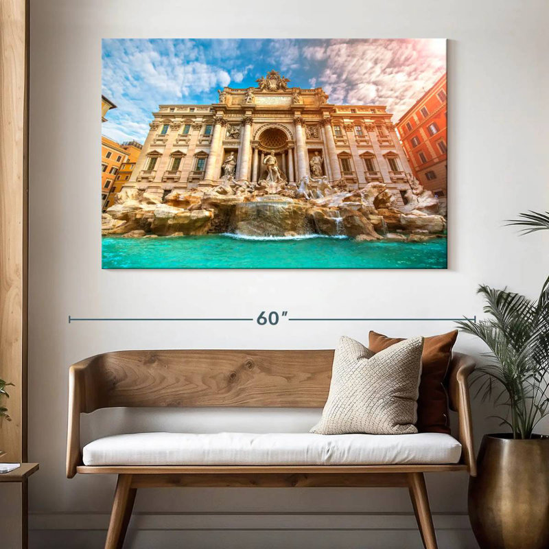 Ravi Rome's Trevi Fountain, 34" H x 51" W