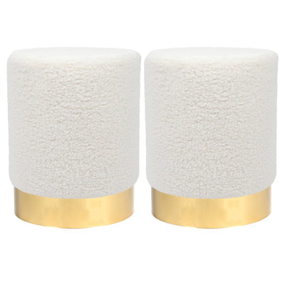 Fabric Accent Stool