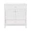 Élégante base de meuble-lavabo blanche 30 po avec options de rangement