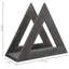 Solid Wood 25.4cm H Tabletop Storage