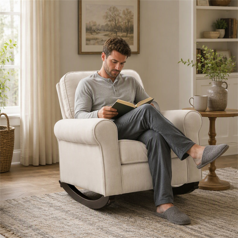 Chaise berçante Elvin