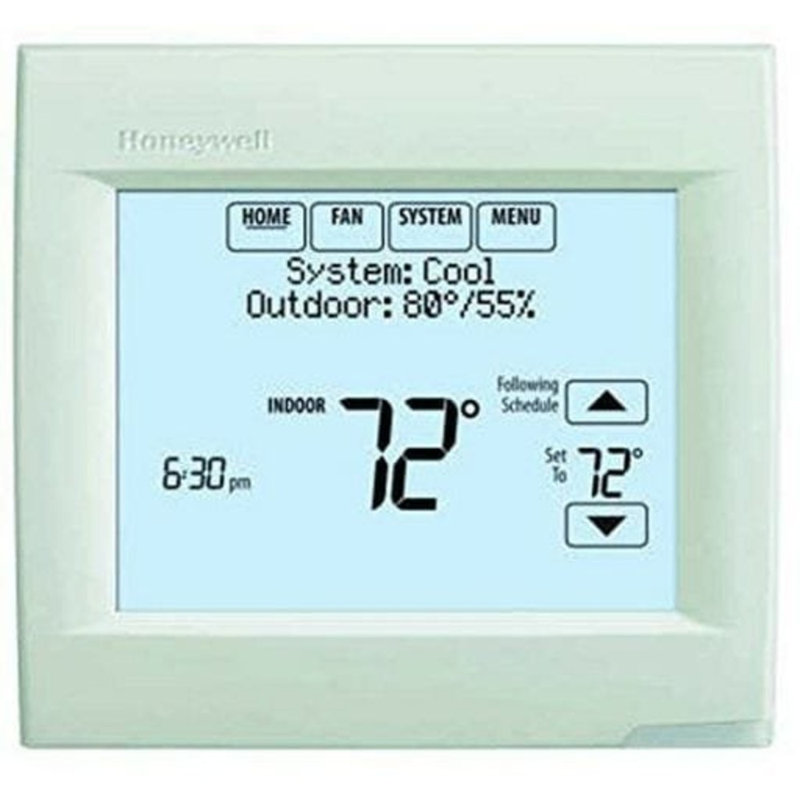 Honeywell Th8320r1003 Visionpro 8000 avec lien rouge, blanc