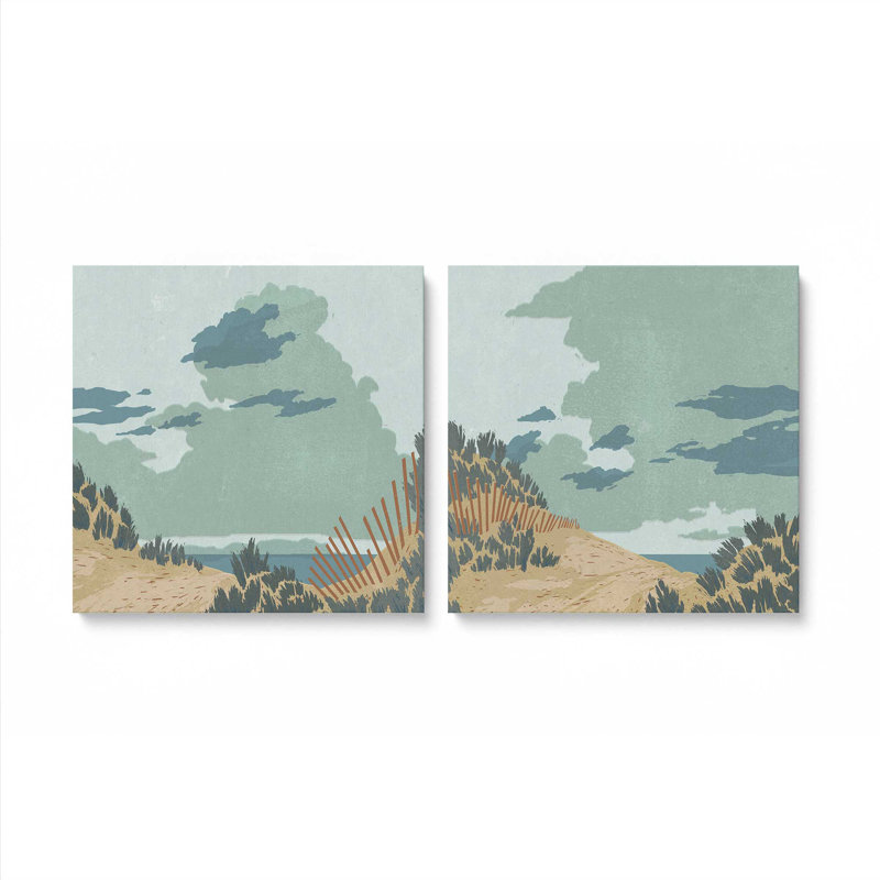 Ensemble de 2 dunes et clôtures, H 12 po x l 24 po, Toile tendue