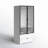 Bubalo Armoire, Wardrobe with Human Body Sensor Light-2026068315
