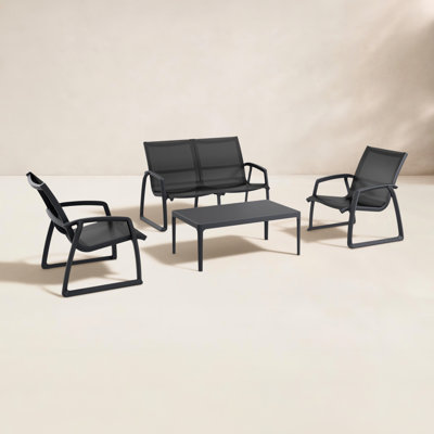 Farrah 4 - Person Patio Conversation Set