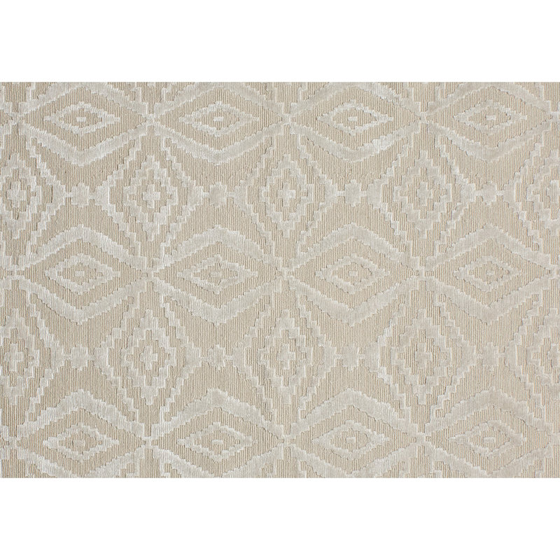 Ikat Area Rug in Beige/Ivory, Rectangle 9' x 12'