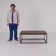 Galena Solid Wood Top Coffee Table