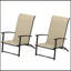 Chaises pliantes à dossier haut, ensemble de 2 chaises d'extérieur