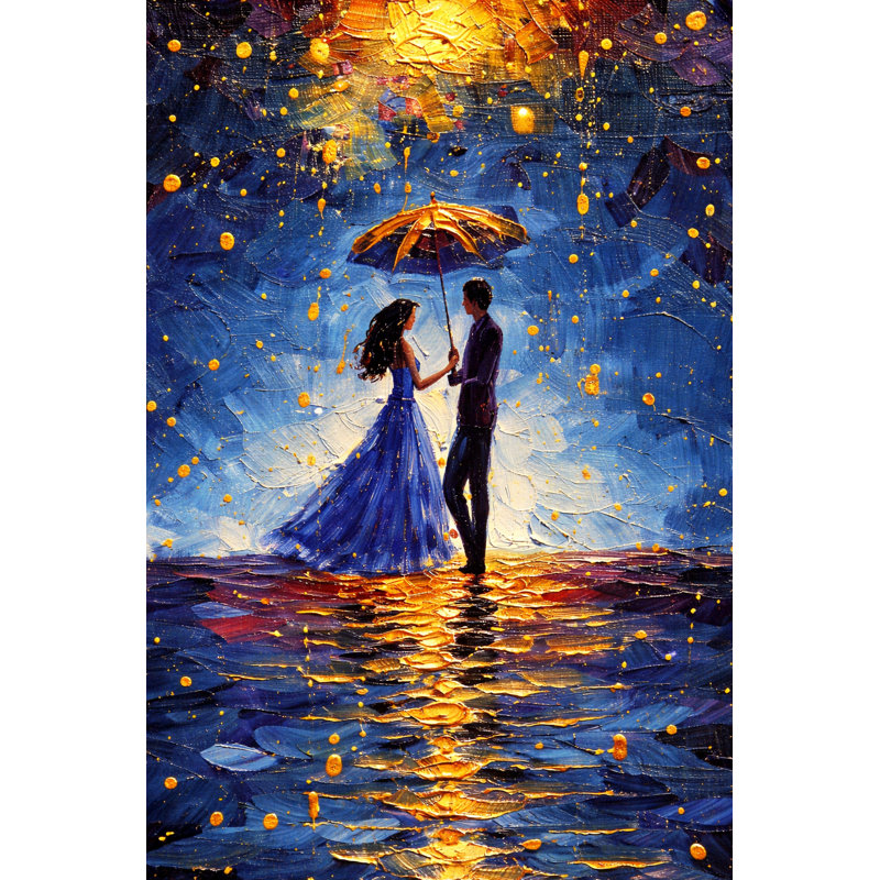 Toile tendue Starlit, L 30 po x H 30 po x P 1,5 po