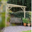 2.13m x 2.94m Solid Wood Pergola