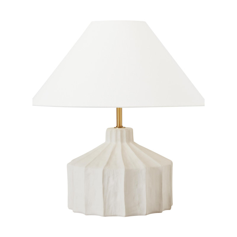 Veneto Table Lamp, 18.5" H x 19.5" W x 19.5" D, Matte Concrete