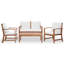 Chaise longue avec coussins 4 pièces-923268762