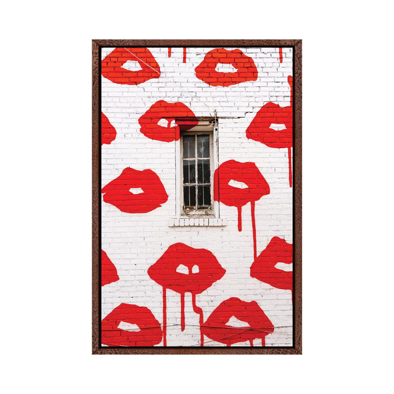 Nashville Street by Bethany Young - Print on Canvas, 66.04cm H x 45.72cm W x 3.81cm D, Classic Brown Wood Framed