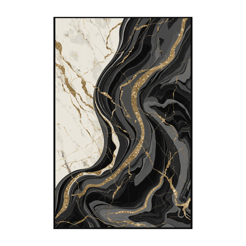 Tapis gris luxueux lavable à la machine Honn Posh & Luxe, 2 x 5