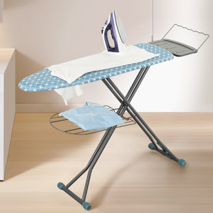 Metal Freestanding Adjustable Height Ironing Board,Multi-functional Iron Board with Ironing Mat
