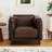 Faux Leather Armchair-179651520
